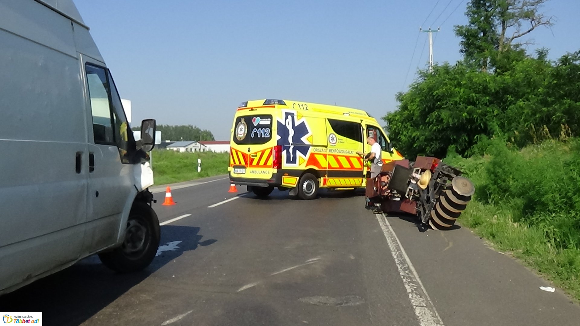Baleset történt Salamonbokornál kedd reggel
