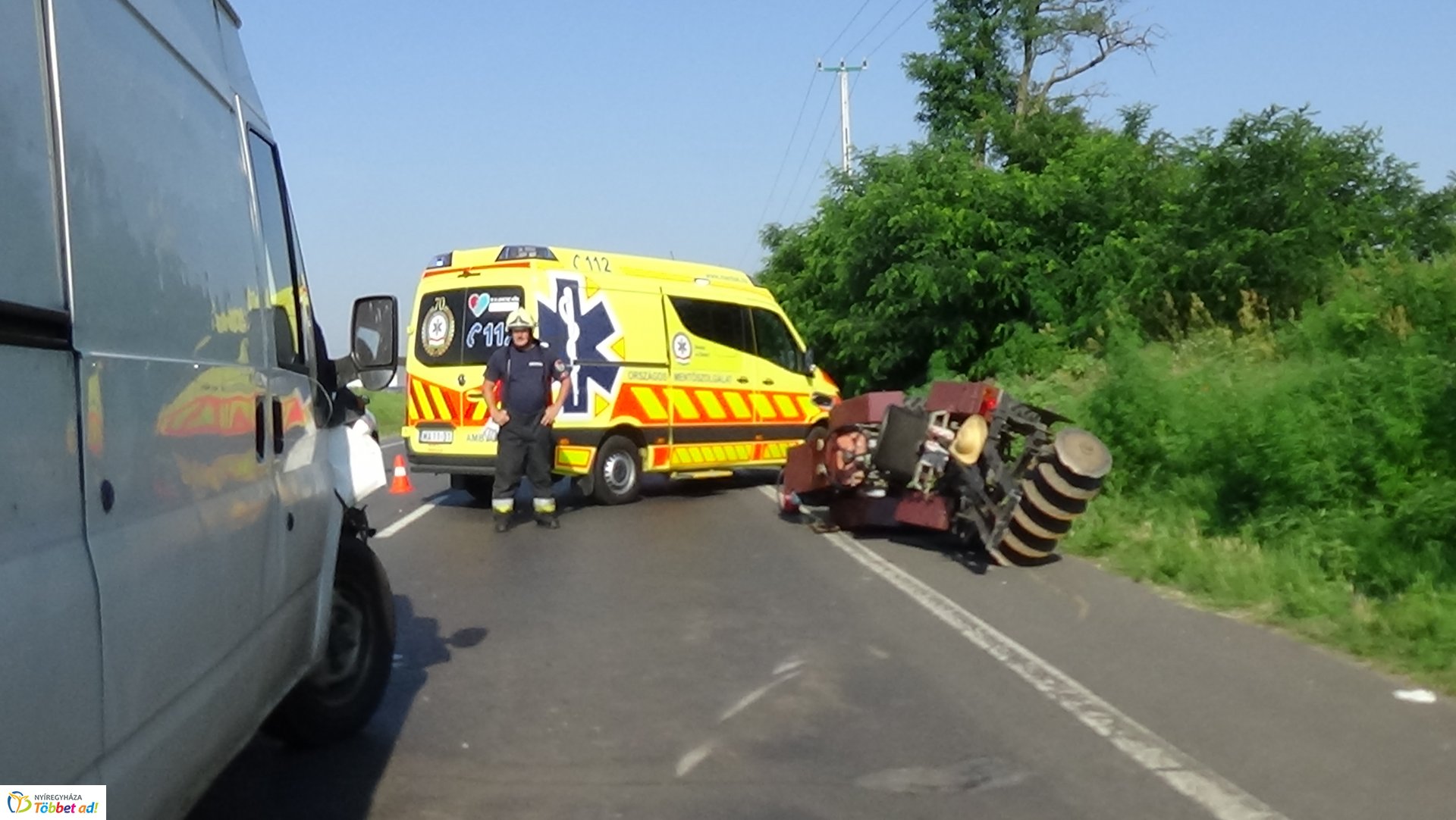 Baleset történt Salamonbokornál kedd reggel