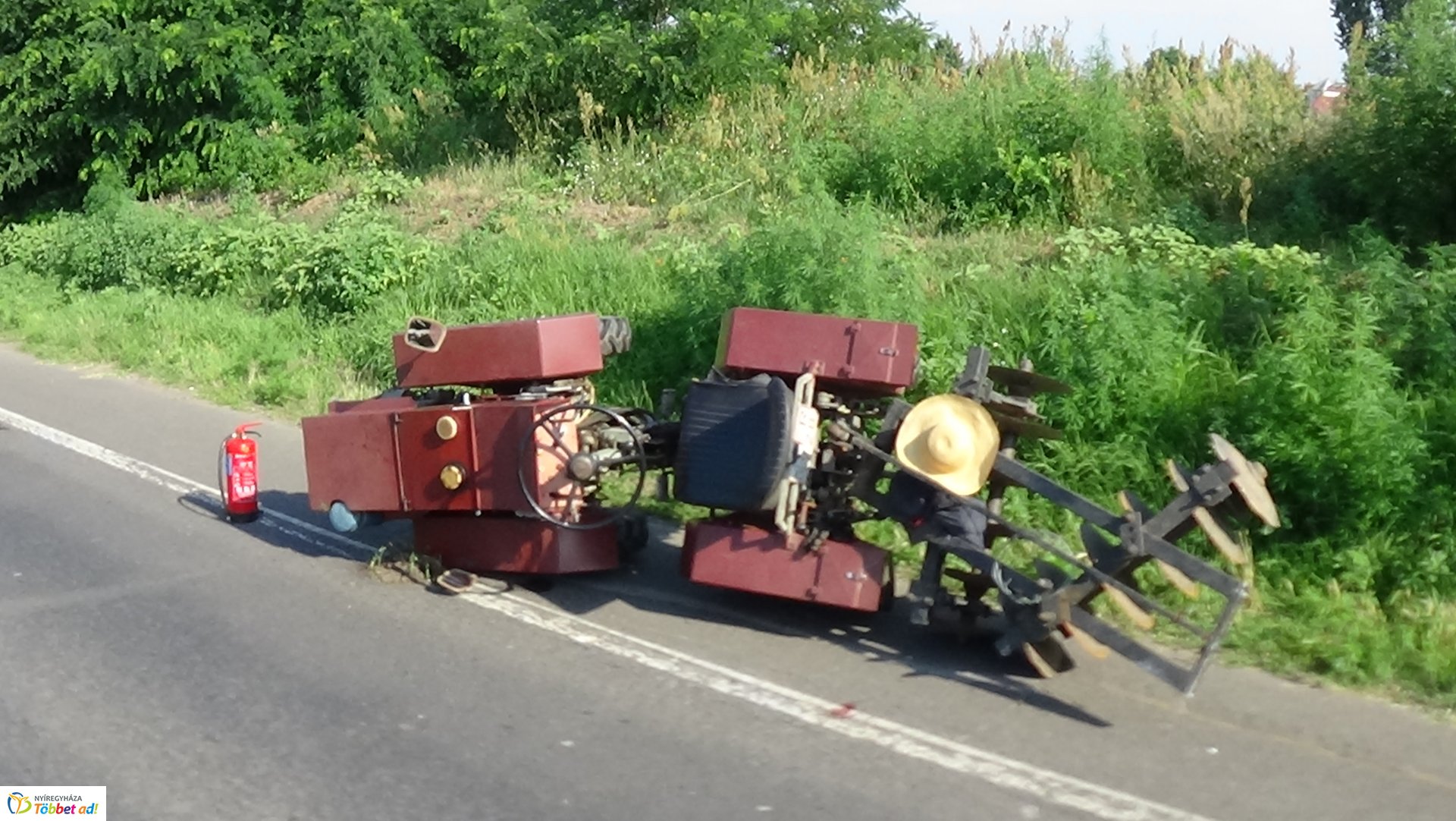 Baleset történt Salamonbokornál kedd reggel