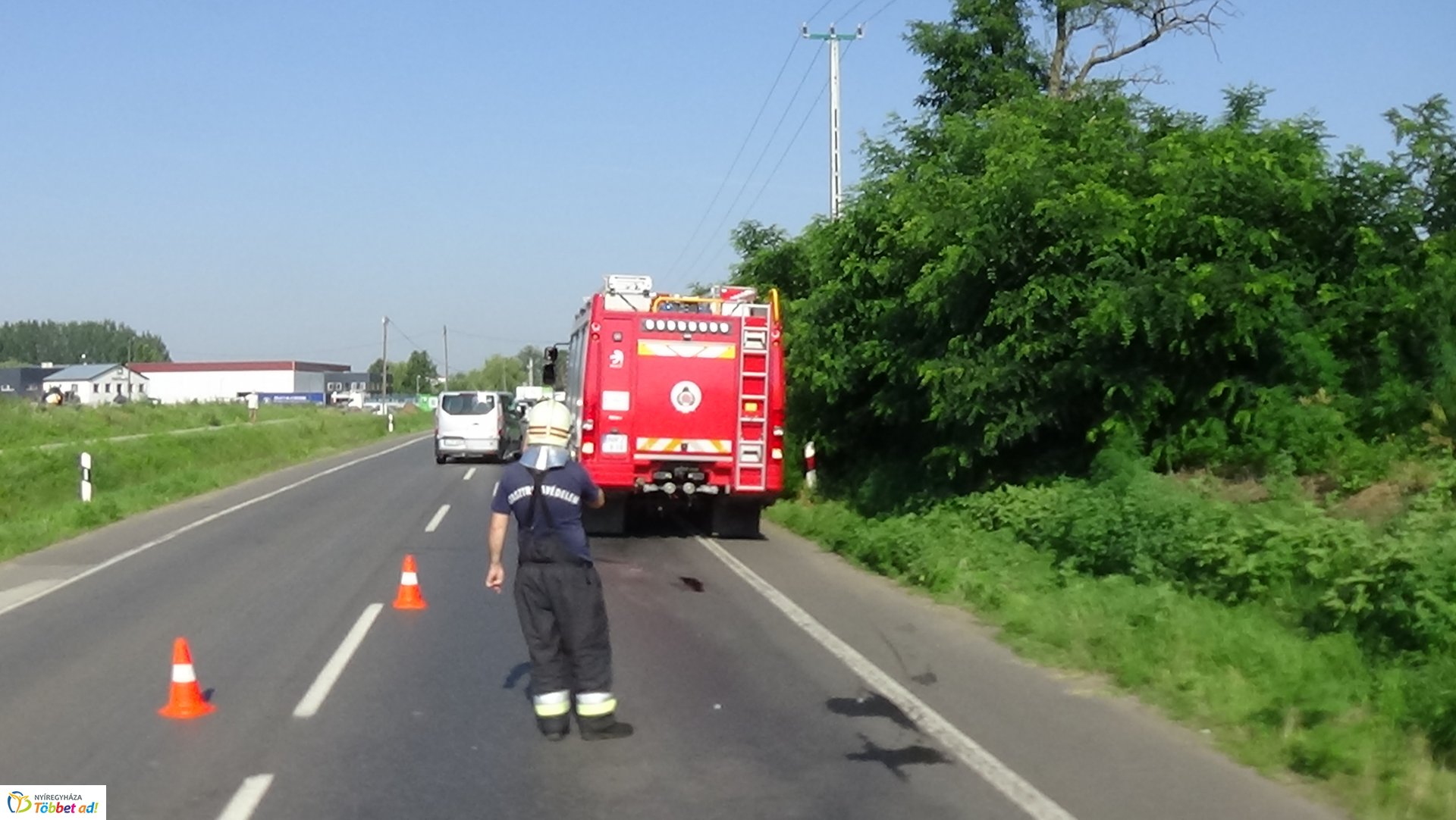 Baleset történt Salamonbokornál kedd reggel
