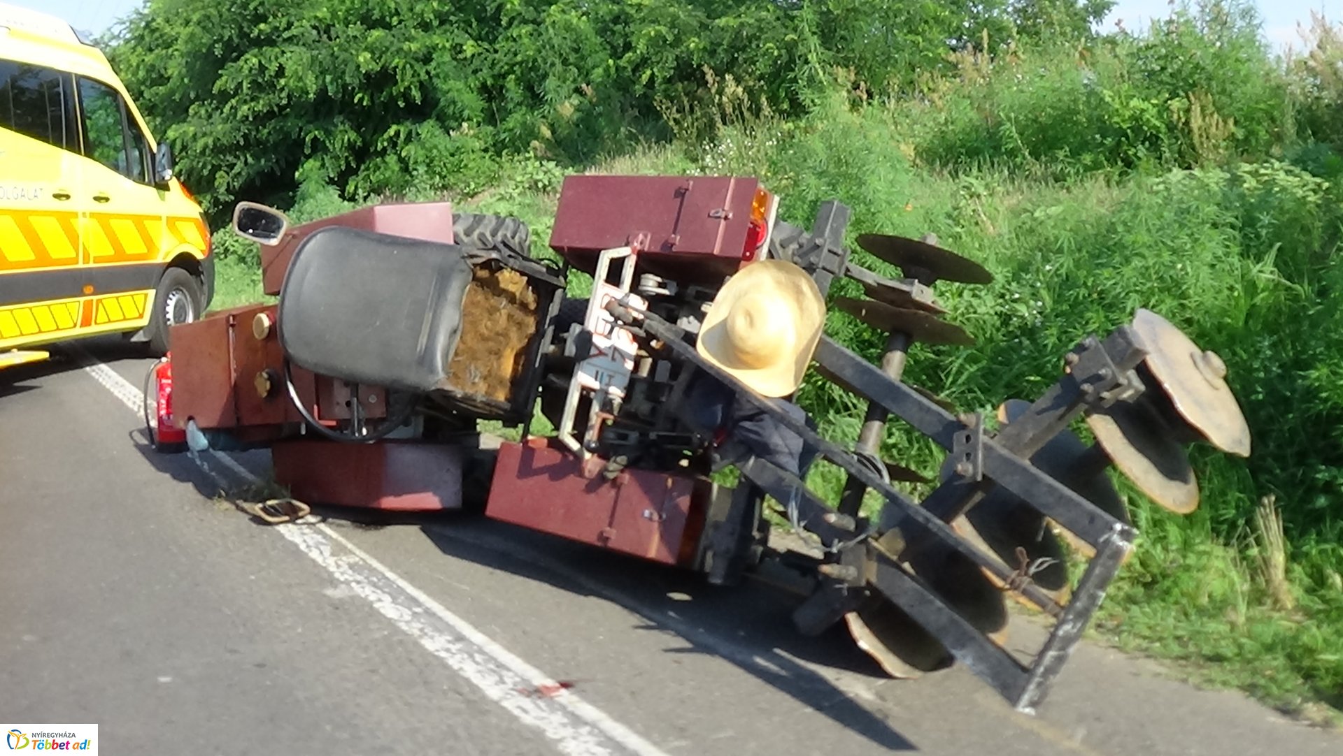 Baleset történt Salamonbokornál kedd reggel