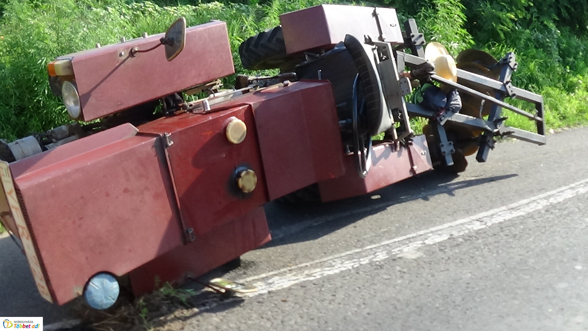 Baleset történt Salamonbokornál kedd reggel