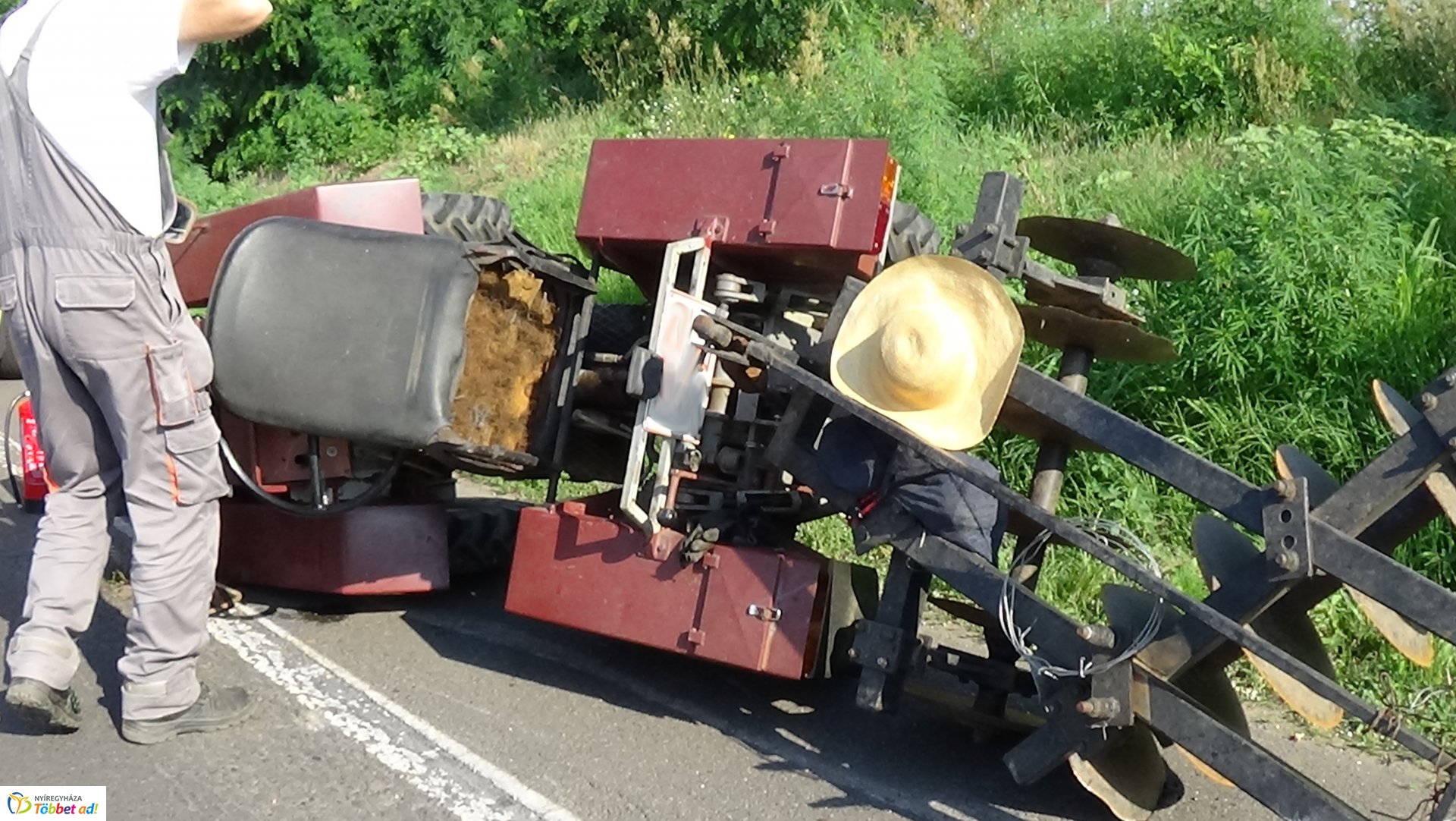 Baleset történt Salamonbokornál kedd reggel