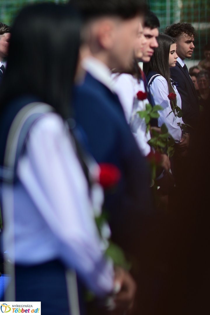 Ballagás a Vasvári Pál Gimnáziumban  2025 áprilisában