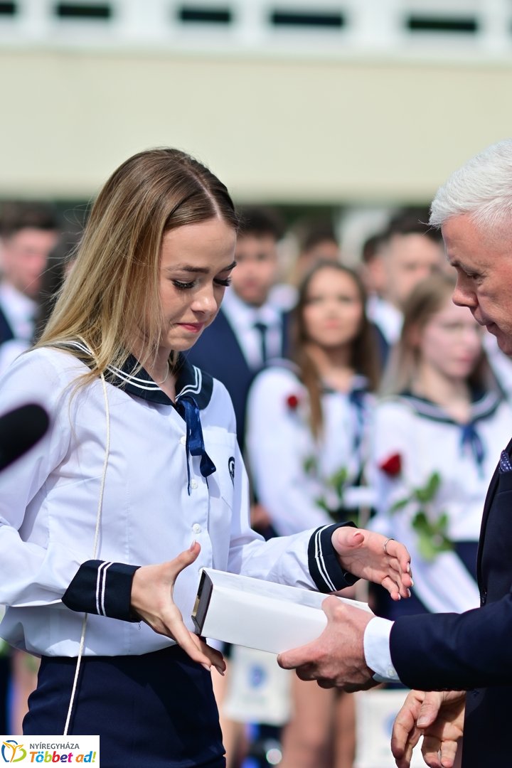 Ballagás a Vasvári Pál Gimnáziumban  2025 áprilisában