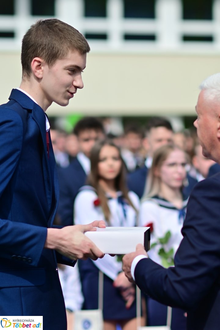 Ballagás a Vasvári Pál Gimnáziumban  2025 áprilisában