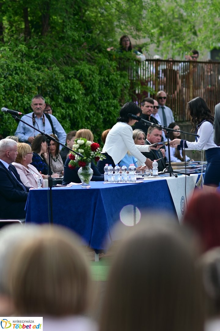 Ballagás a Vasvári Pál Gimnáziumban  2025 áprilisában