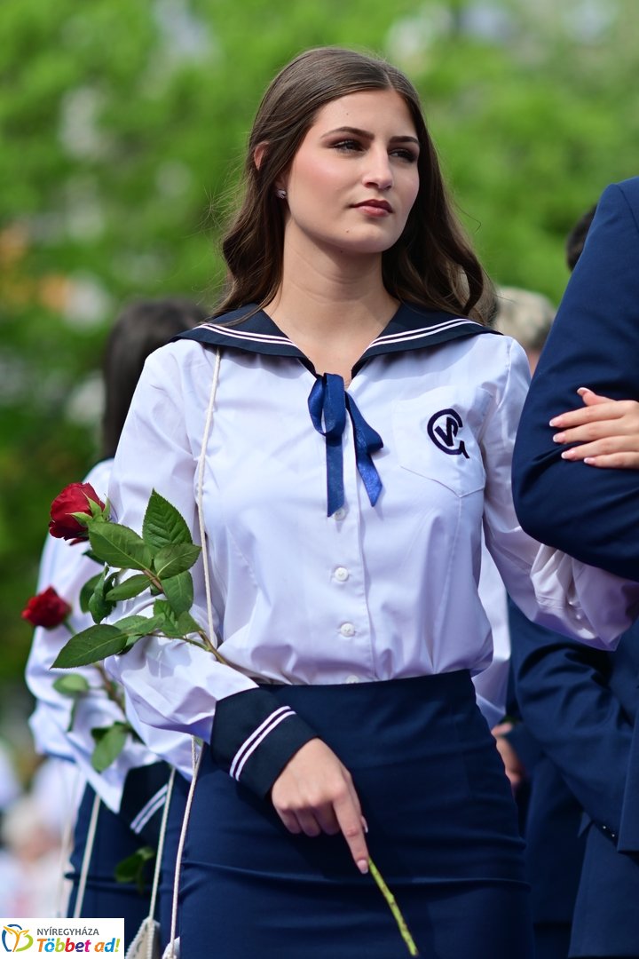 Ballagás a Vasvári Pál Gimnáziumban  2025 áprilisában