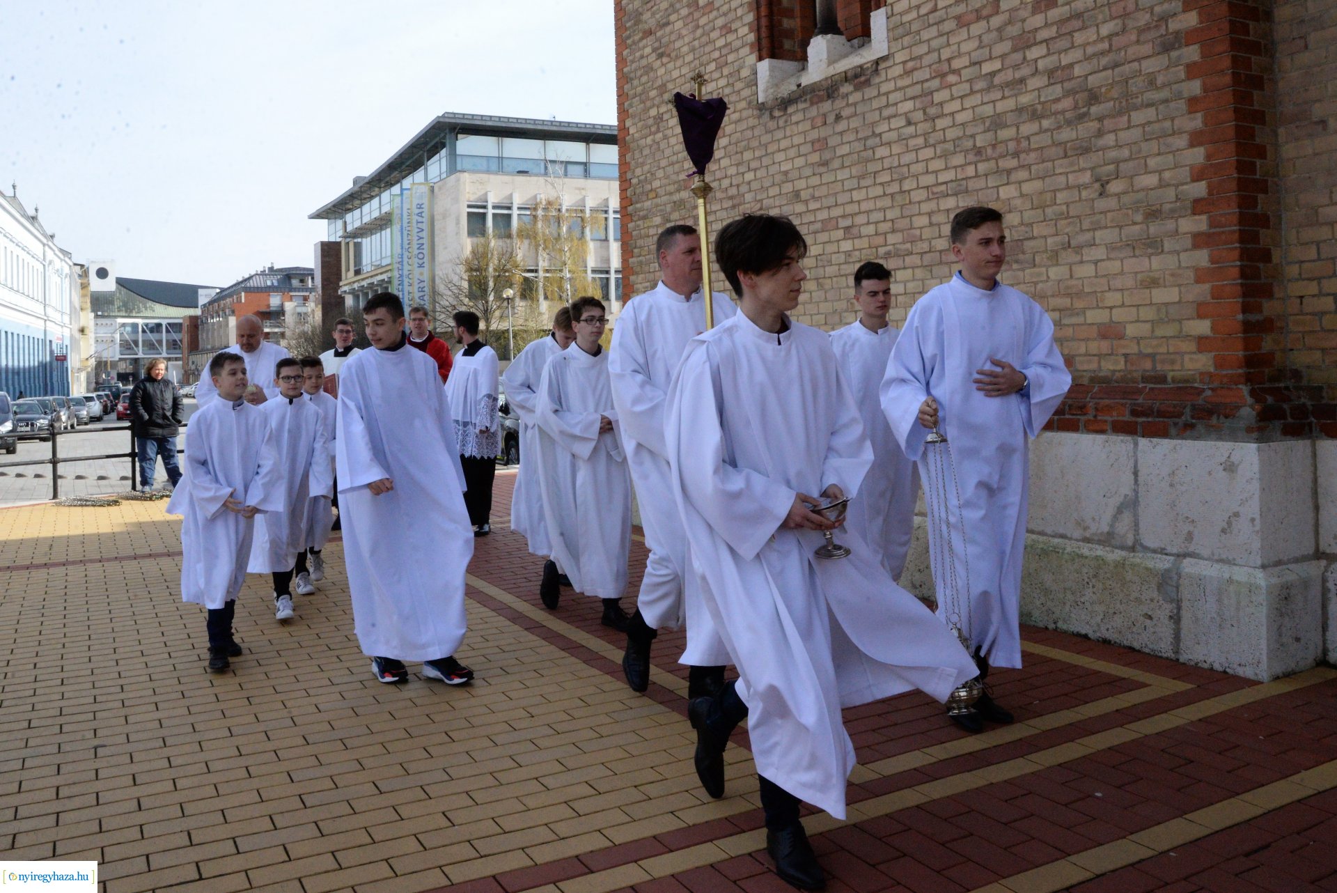 Barkaszentelés virágvasárnapon a Magyarok-Nagyasszonya társszékesegyházban