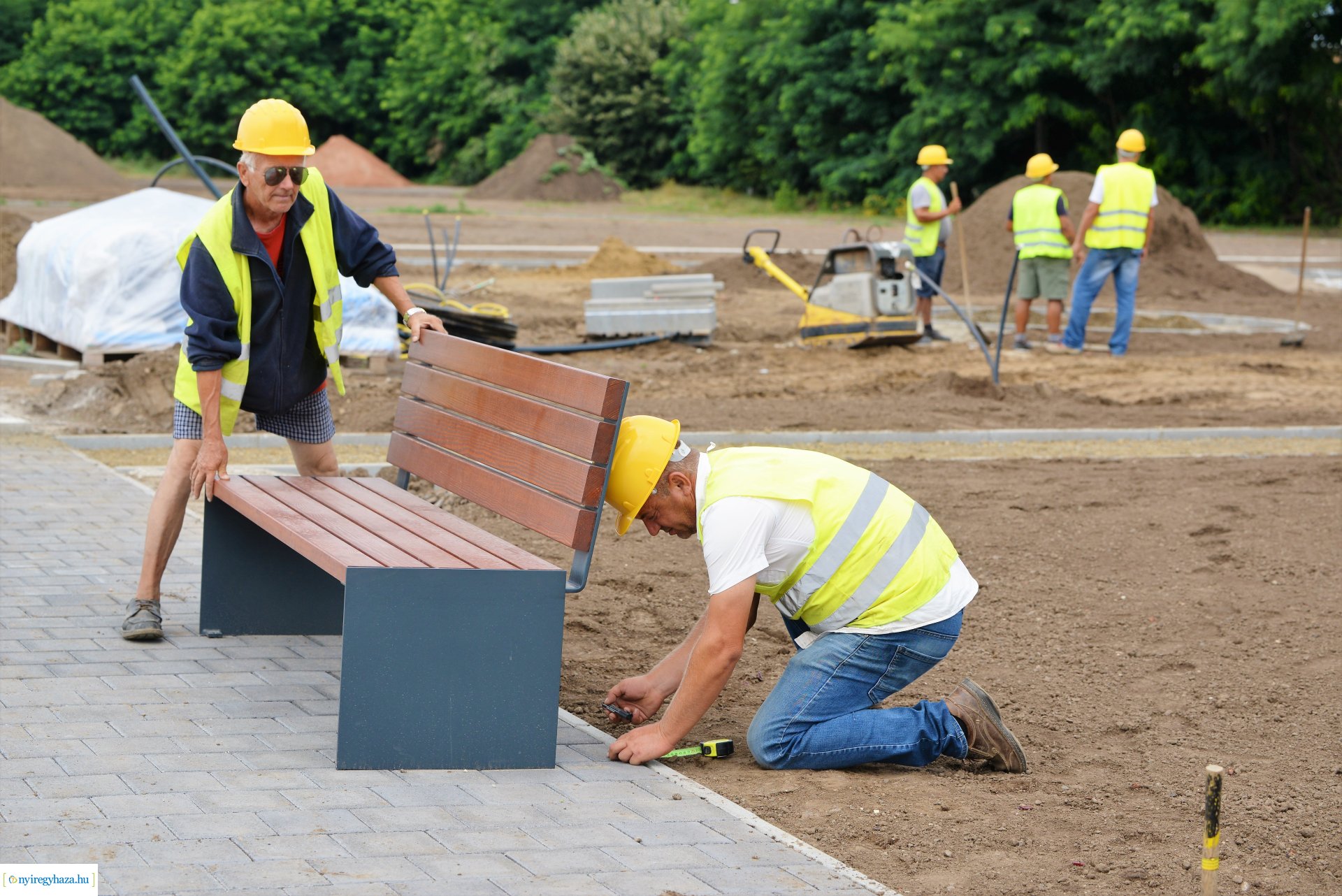 Barnamezős beruházás második ütem - készül a Tagló utcán a szabadidőpark