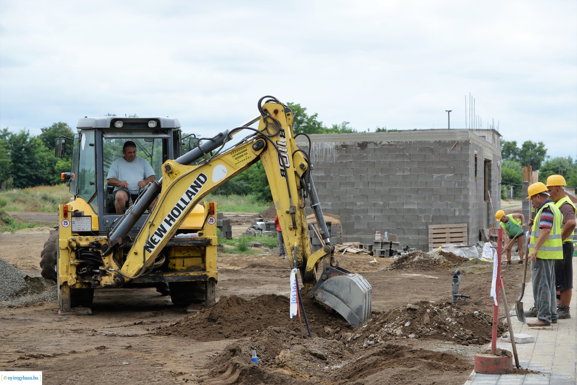 Barnamezős beruházás második ütem - készül a Tagló utcán a szabadidőpark