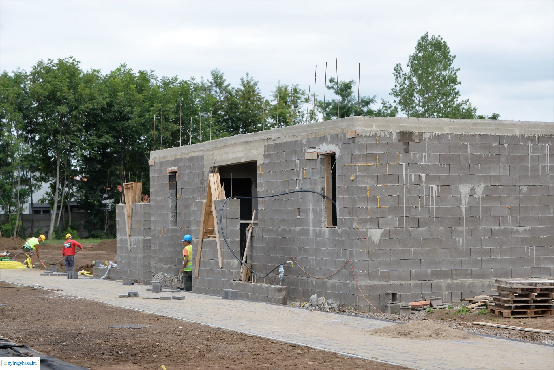 Barnamezős beruházás második ütem - készül a Tagló utcán a szabadidőpark