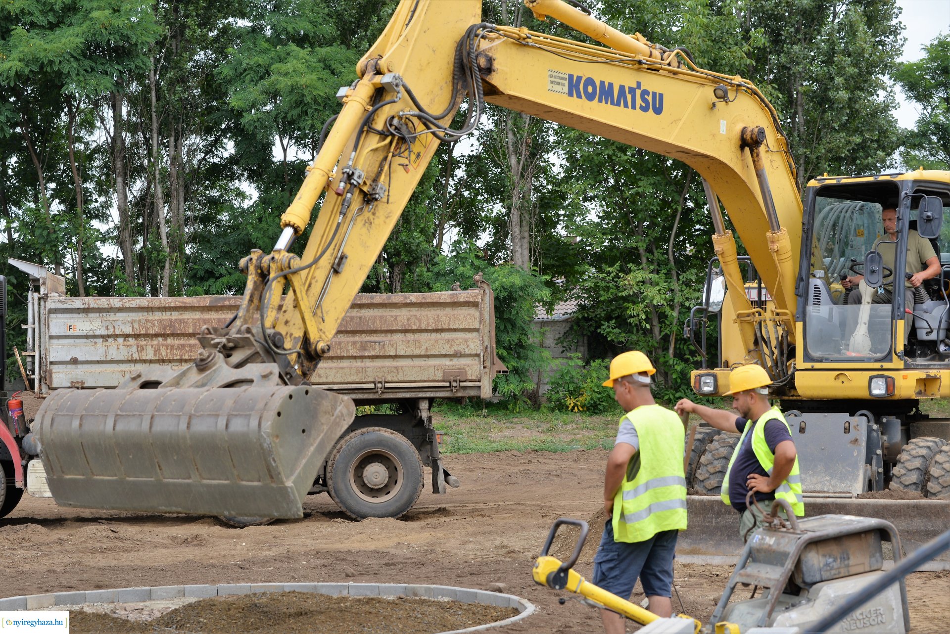Barnamezős beruházás második ütem - készül a Tagló utcán a szabadidőpark