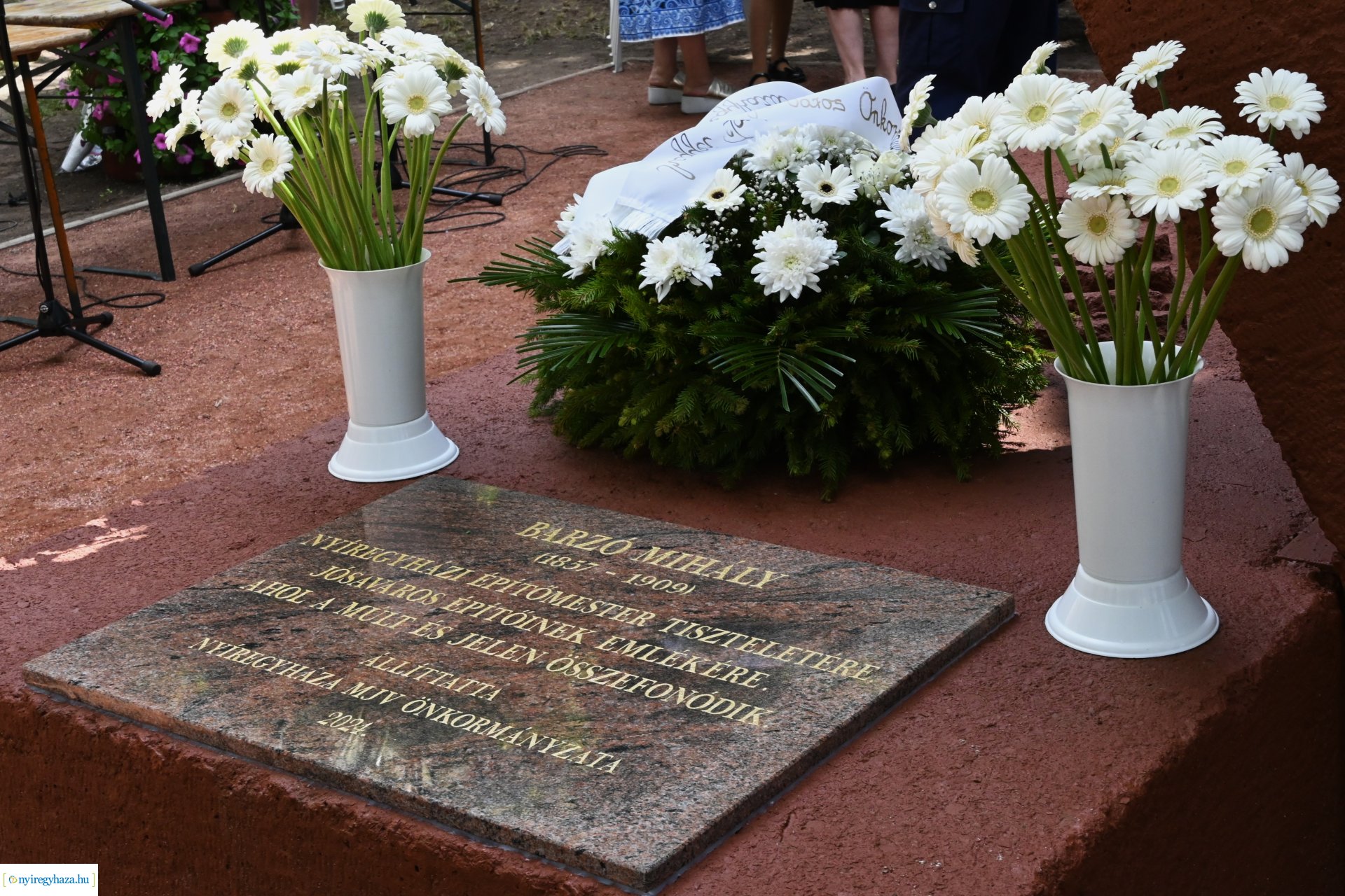 Barzó Mihály emléke előtt tisztelegtek a Robinson-dombon