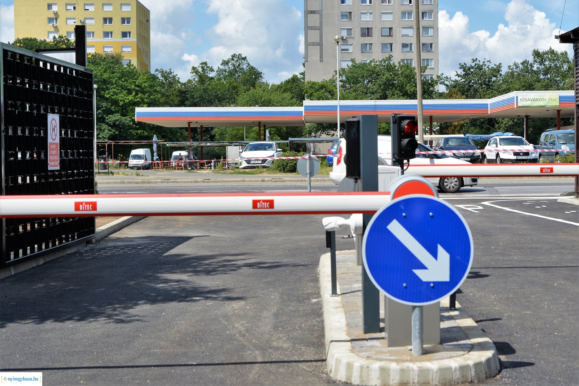 Befejeződött az Északi temető Korányi úti bejáratának felújítása