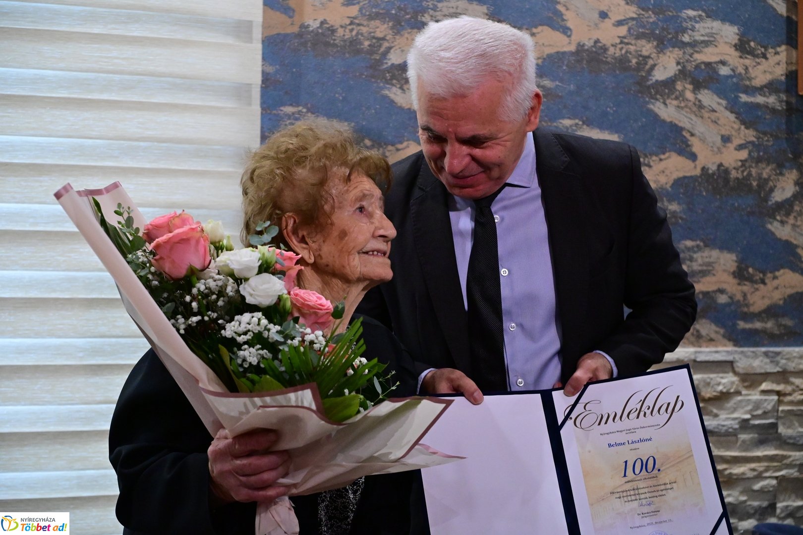 Belme Lászlóné Ilonka néni 100 éves
