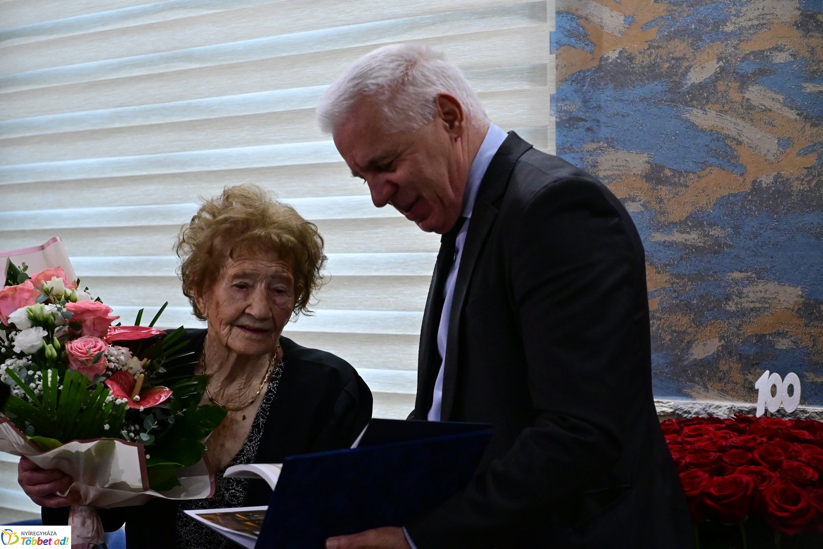 Belme Lászlóné Ilonka néni 100 éves