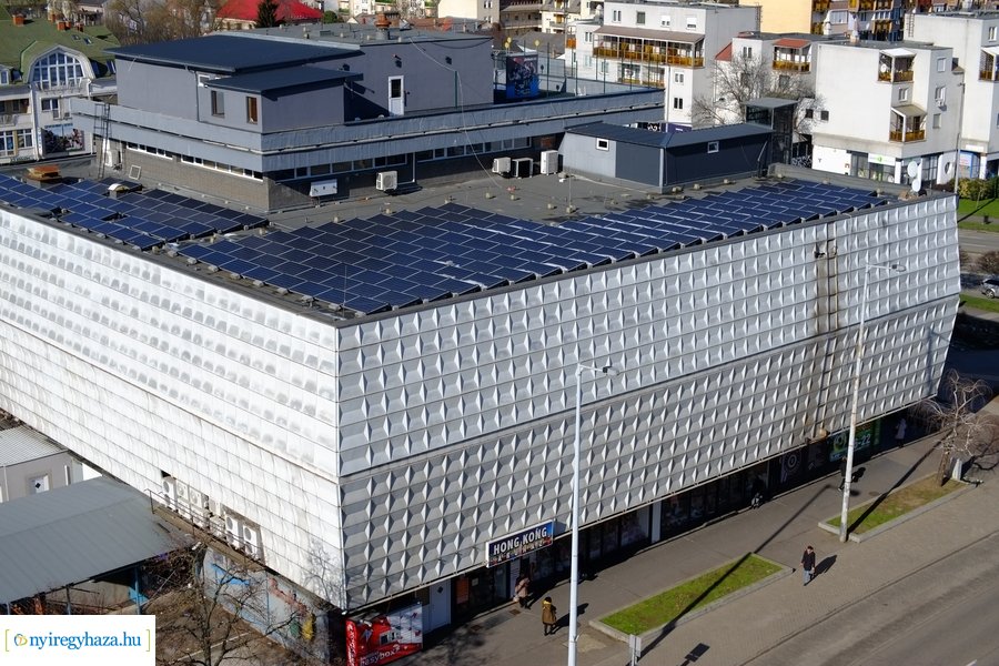 Belvárosi madártávlat - Kelet Áruház, Zsinagóga