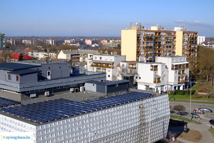 Belvárosi madártávlat - Kelet Áruház, Zsinagóga