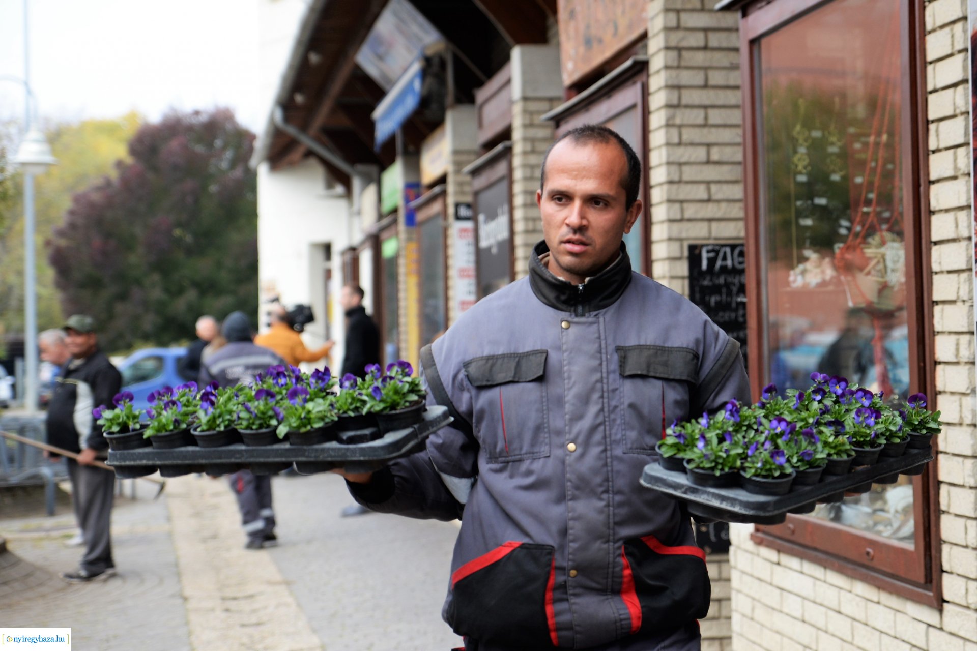 Belvárosi virágültetés az ÖKOsuli keretében