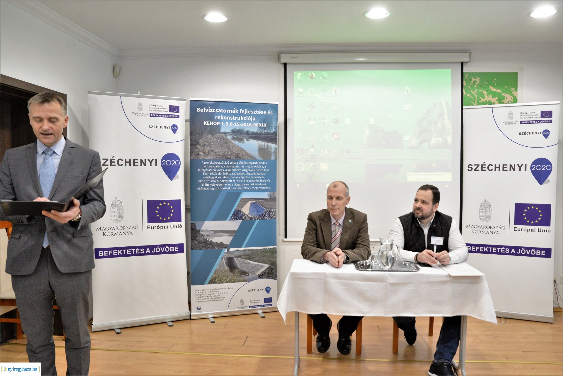 Belvízcsatornák fejlesztése és rekonstrukciója - projektzáró a Vízügynél