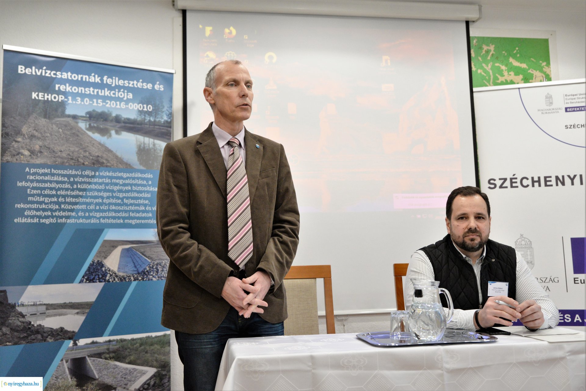 Belvízcsatornák fejlesztése és rekonstrukciója - projektzáró a Vízügynél