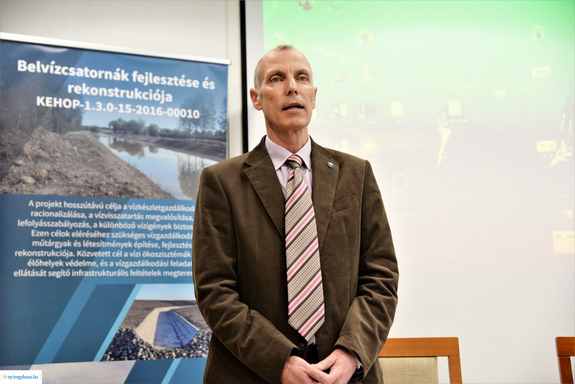 Belvízcsatornák fejlesztése és rekonstrukciója - projektzáró a Vízügynél