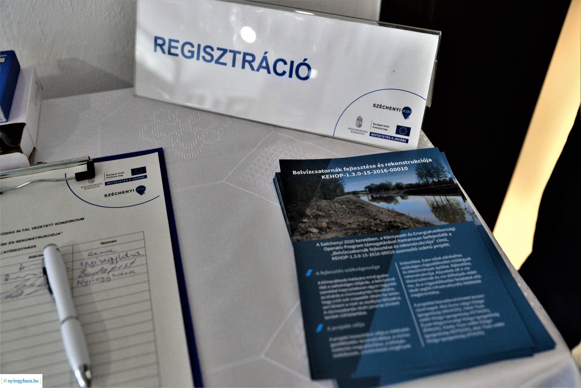 Belvízcsatornák fejlesztése és rekonstrukciója - projektzáró a Vízügynél