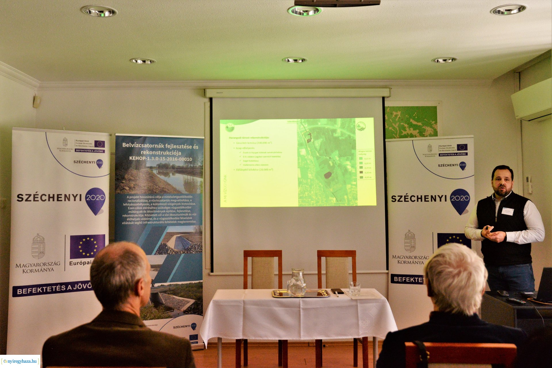 Belvízcsatornák fejlesztése és rekonstrukciója - projektzáró a Vízügynél