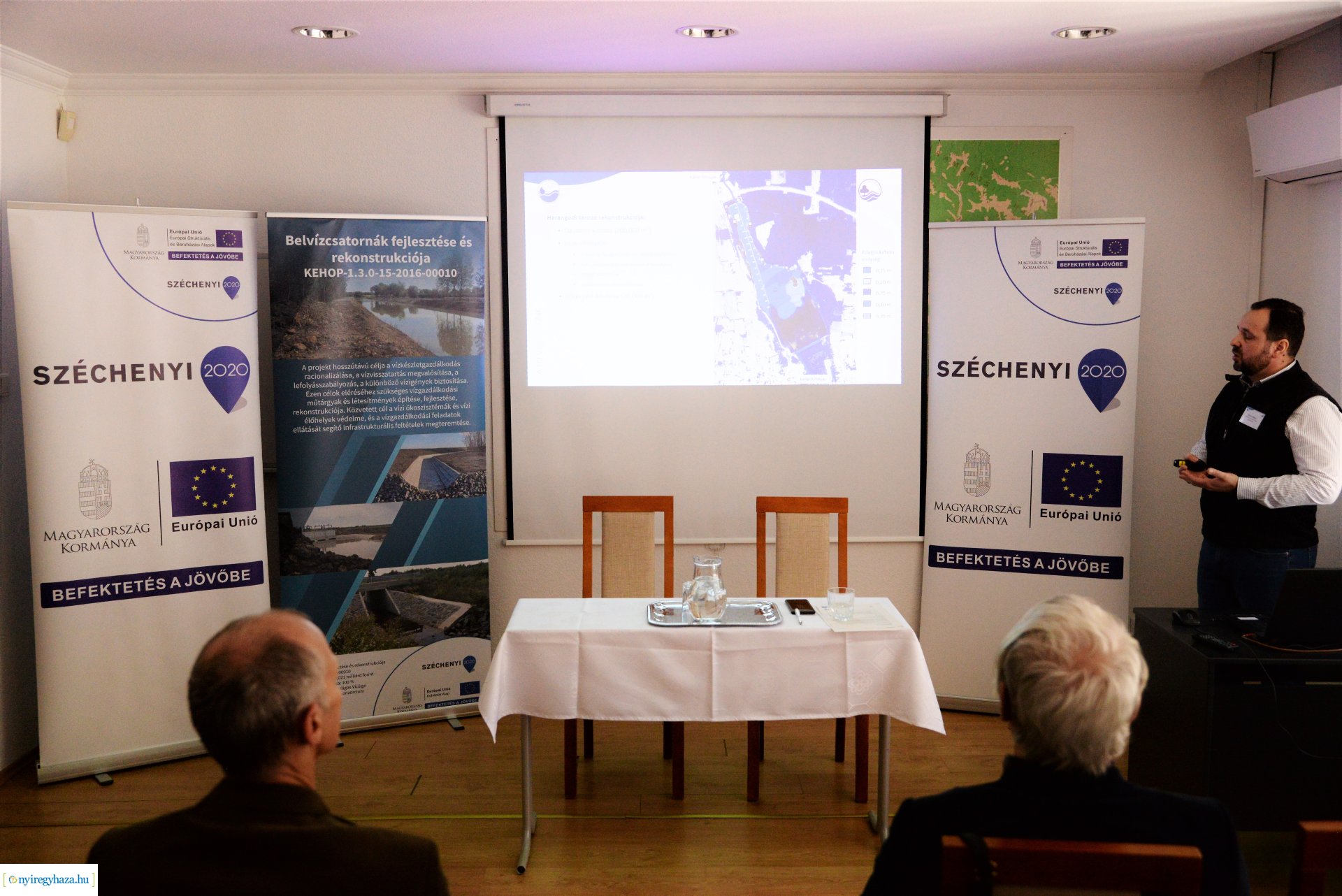 Belvízcsatornák fejlesztése és rekonstrukciója - projektzáró a Vízügynél