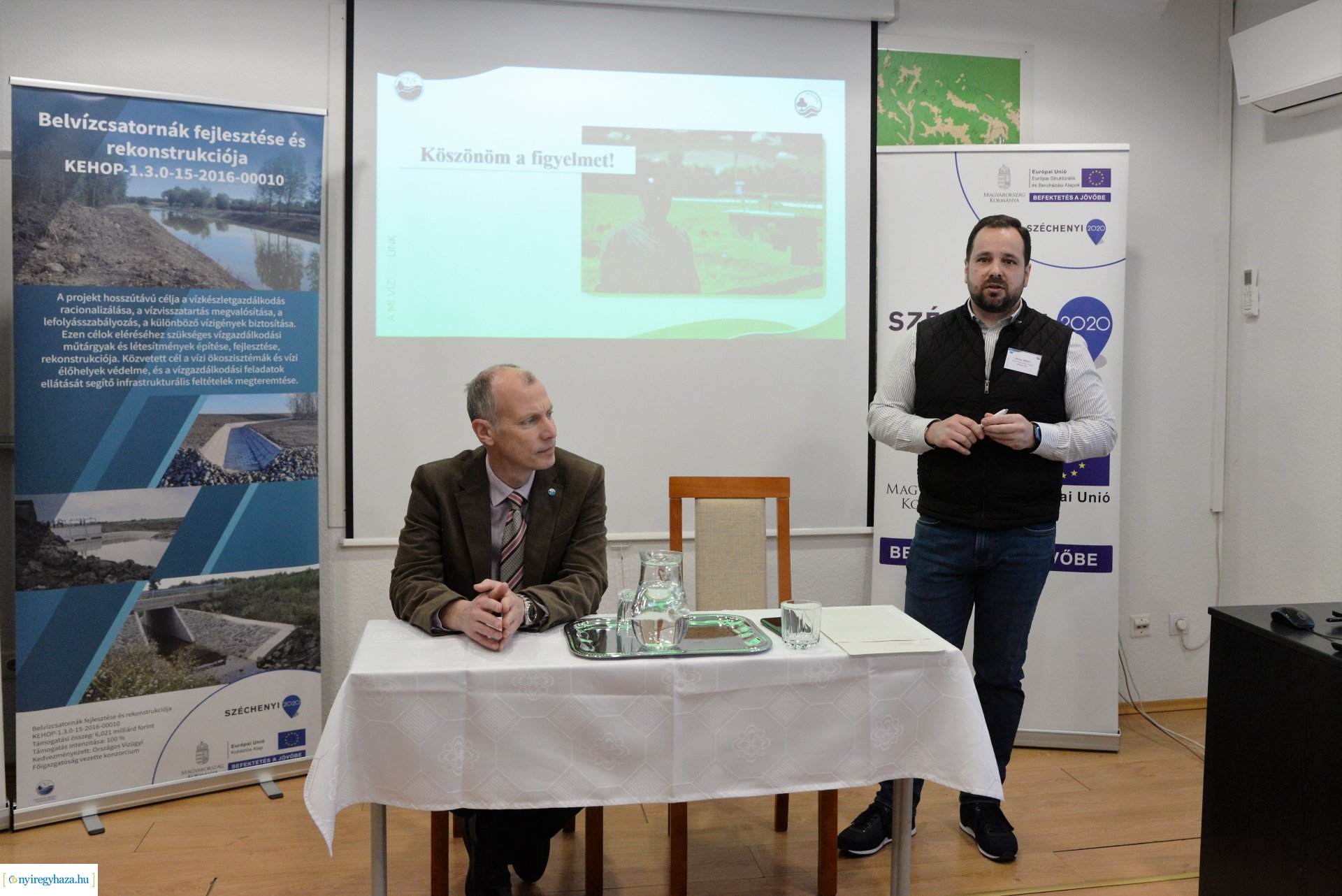 Belvízcsatornák fejlesztése és rekonstrukciója - projektzáró a Vízügynél