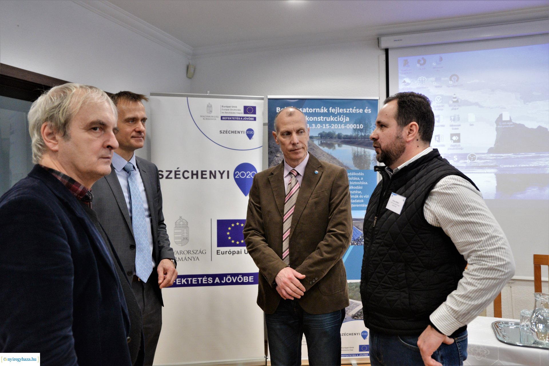 Belvízcsatornák fejlesztése és rekonstrukciója - projektzáró a Vízügynél