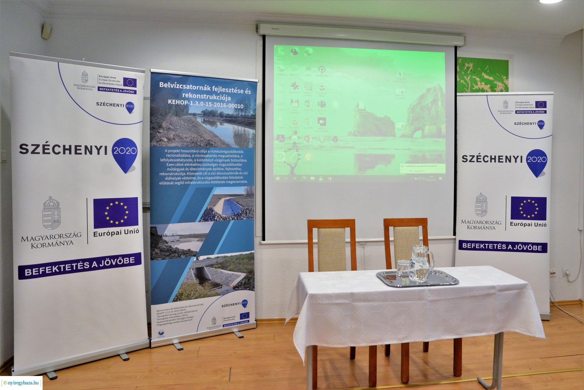 Belvízcsatornák fejlesztése és rekonstrukciója - projektzáró a Vízügynél