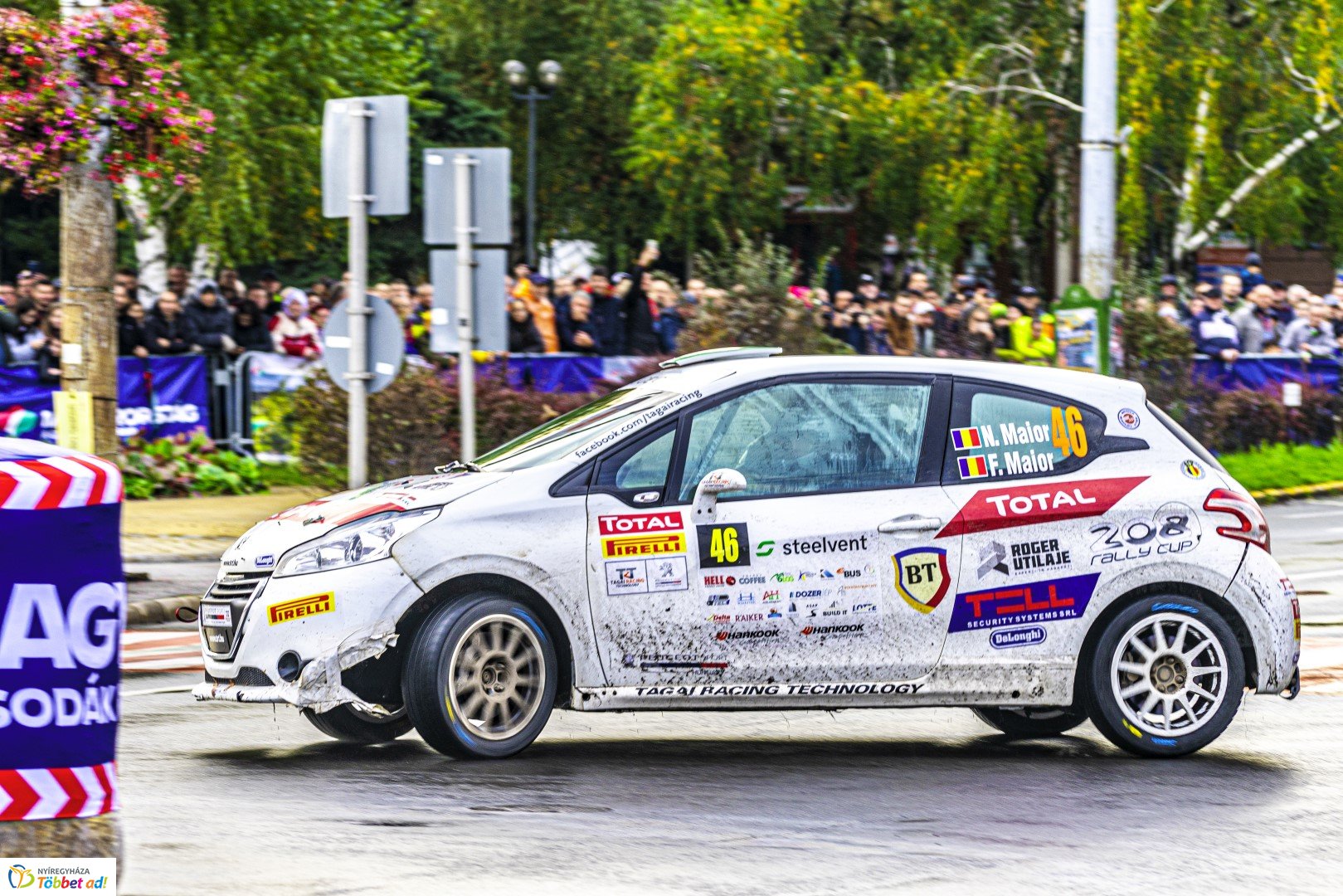 Benzingőz, gumicsikorgás... Ilyen volt a Nyíregyháza Rally EB