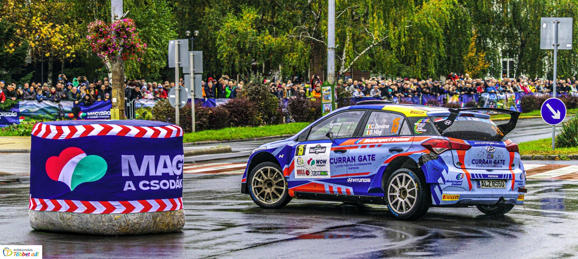 Benzingőz, gumicsikorgás... Ilyen volt a Nyíregyháza Rally EB