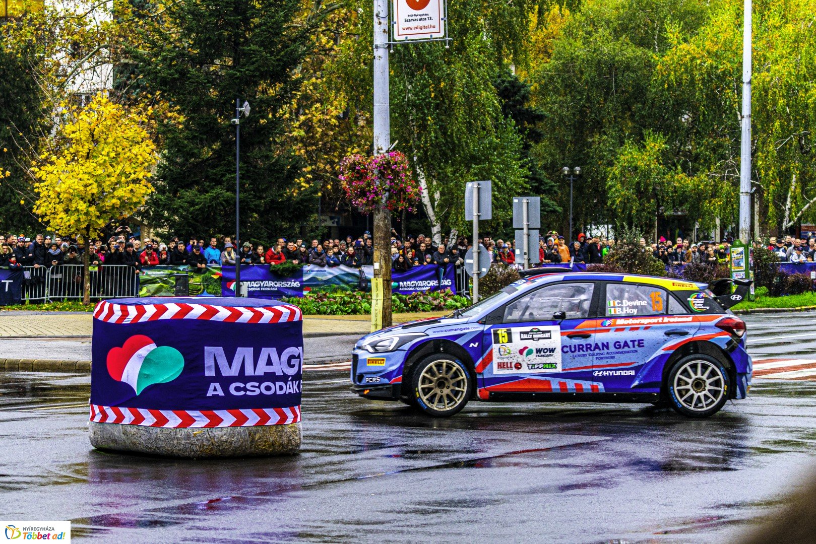 Benzingőz, gumicsikorgás... Ilyen volt a Nyíregyháza Rally EB