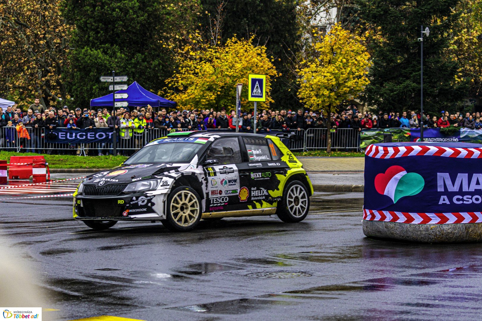 Benzingőz, gumicsikorgás... Ilyen volt a Nyíregyháza Rally EB