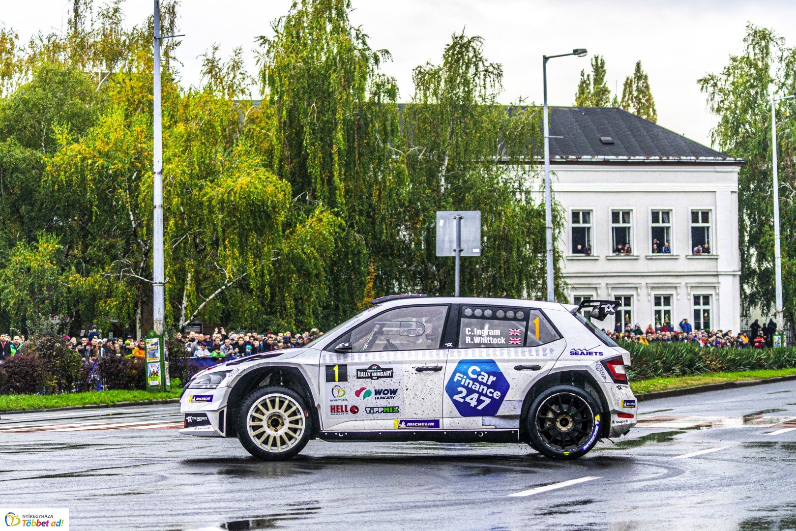 Benzingőz, gumicsikorgás... Ilyen volt a Nyíregyháza Rally EB