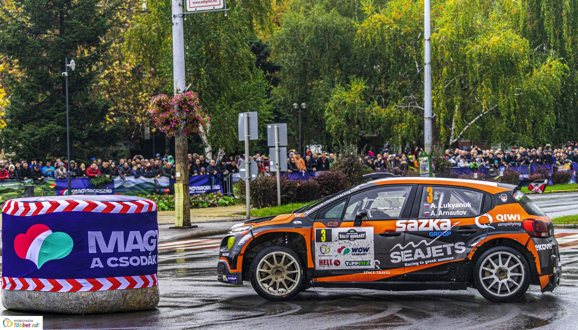 Benzingőz, gumicsikorgás... Ilyen volt a Nyíregyháza Rally EB