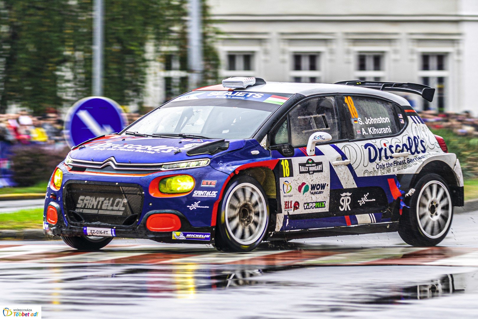Benzingőz, gumicsikorgás... Ilyen volt a Nyíregyháza Rally EB