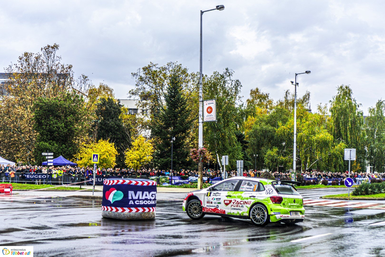Benzingőz, gumicsikorgás... Ilyen volt a Nyíregyháza Rally EB