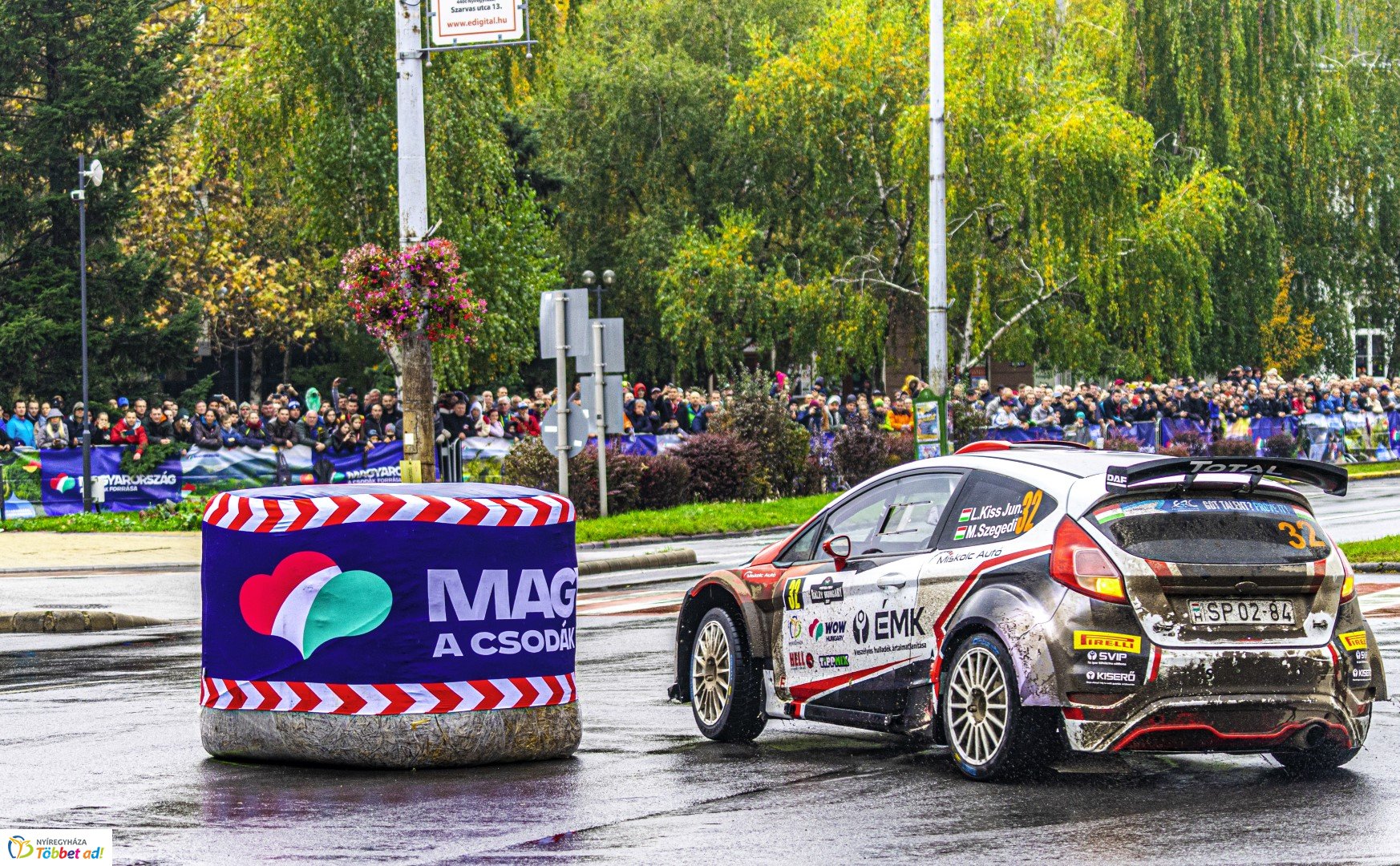 Benzingőz, gumicsikorgás... Ilyen volt a Nyíregyháza Rally EB