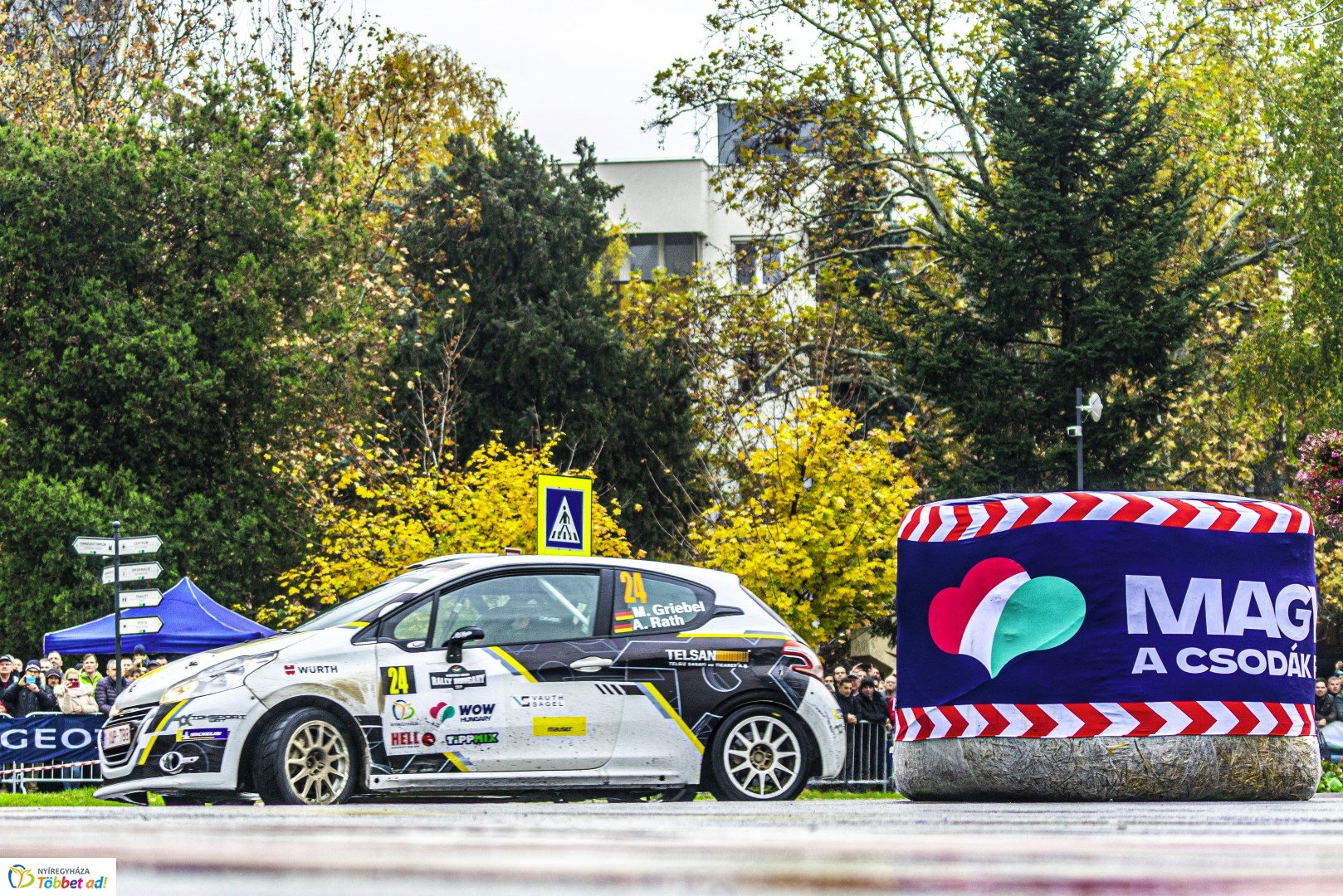 Benzingőz, gumicsikorgás... Ilyen volt a Nyíregyháza Rally EB