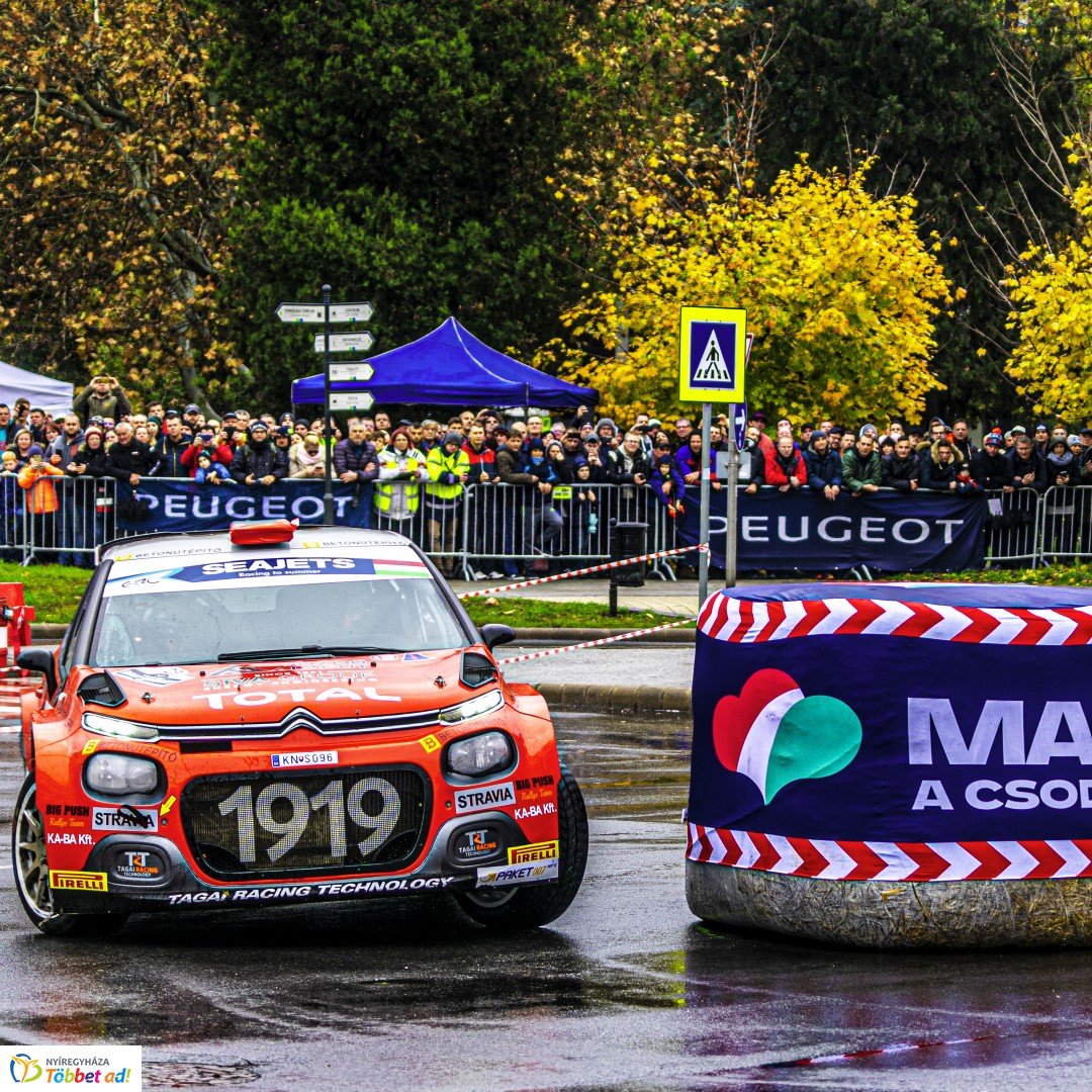 Benzingőz, gumicsikorgás... Ilyen volt a Nyíregyháza Rally EB