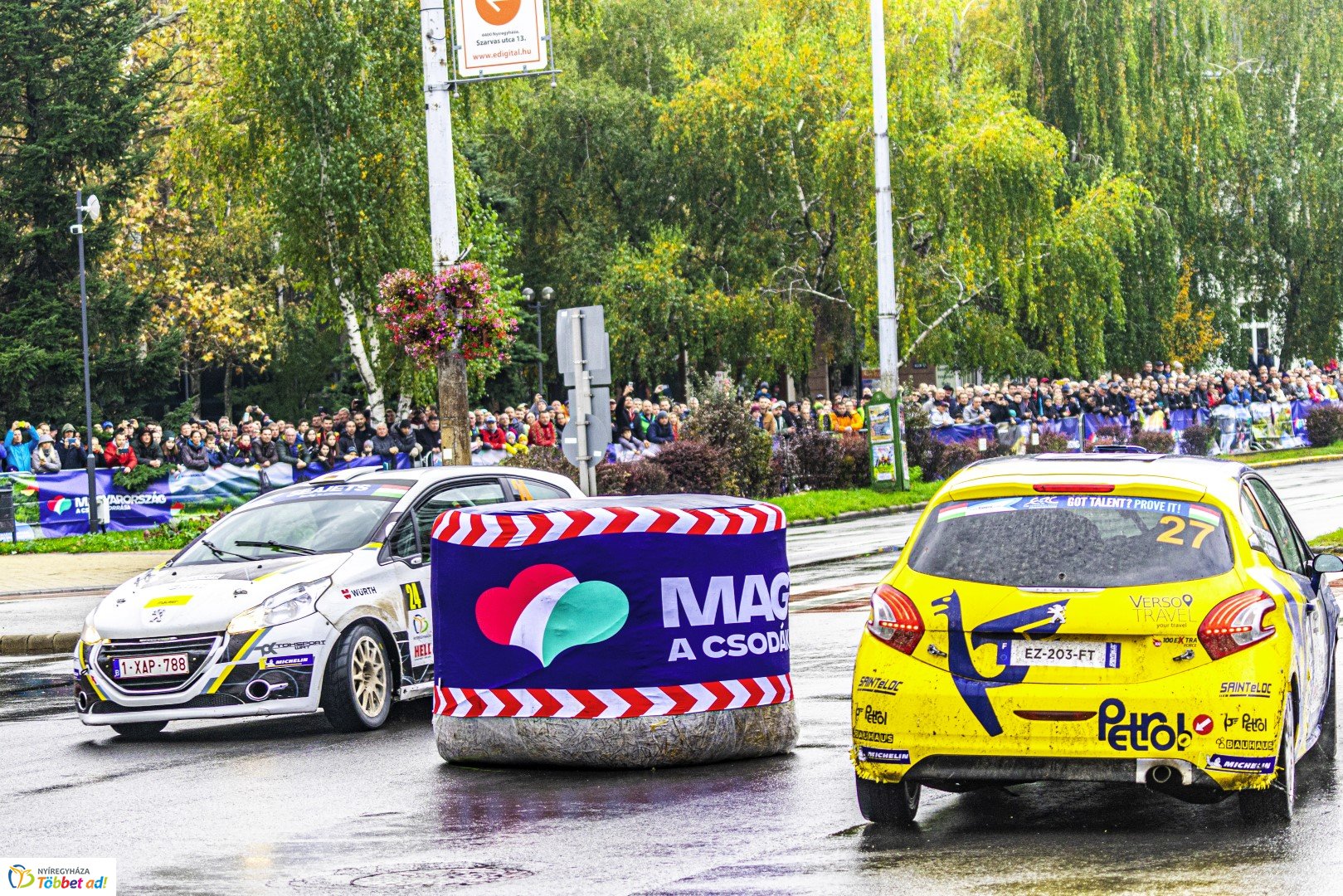 Benzingőz, gumicsikorgás... Ilyen volt a Nyíregyháza Rally EB