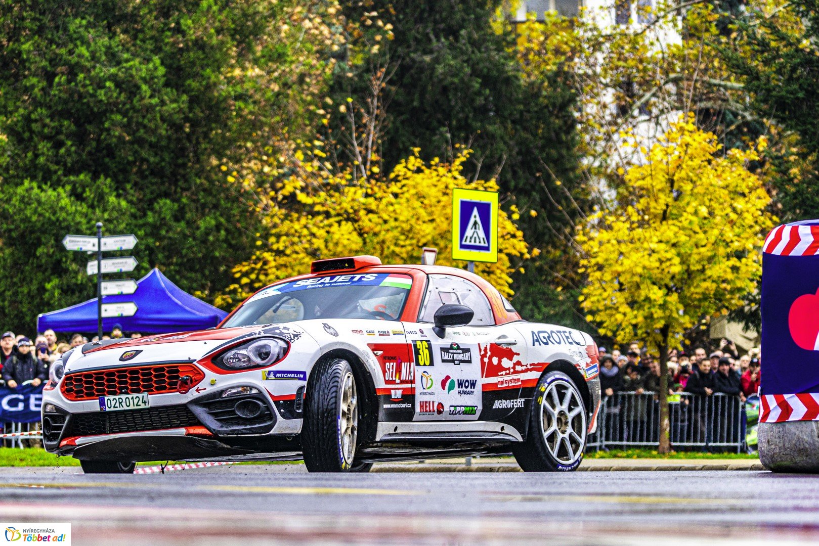 Benzingőz, gumicsikorgás... Ilyen volt a Nyíregyháza Rally EB