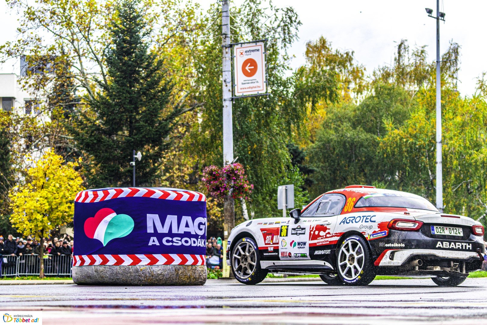 Benzingőz, gumicsikorgás... Ilyen volt a Nyíregyháza Rally EB