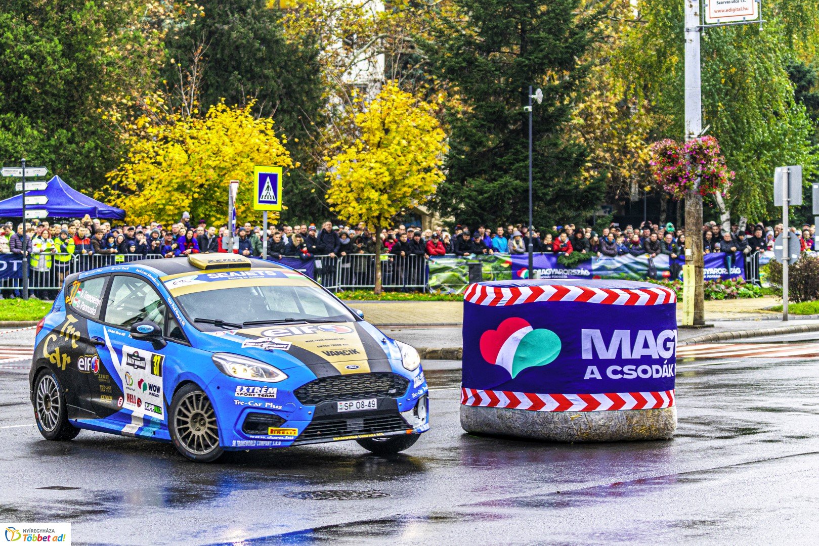 Benzingőz, gumicsikorgás... Ilyen volt a Nyíregyháza Rally EB