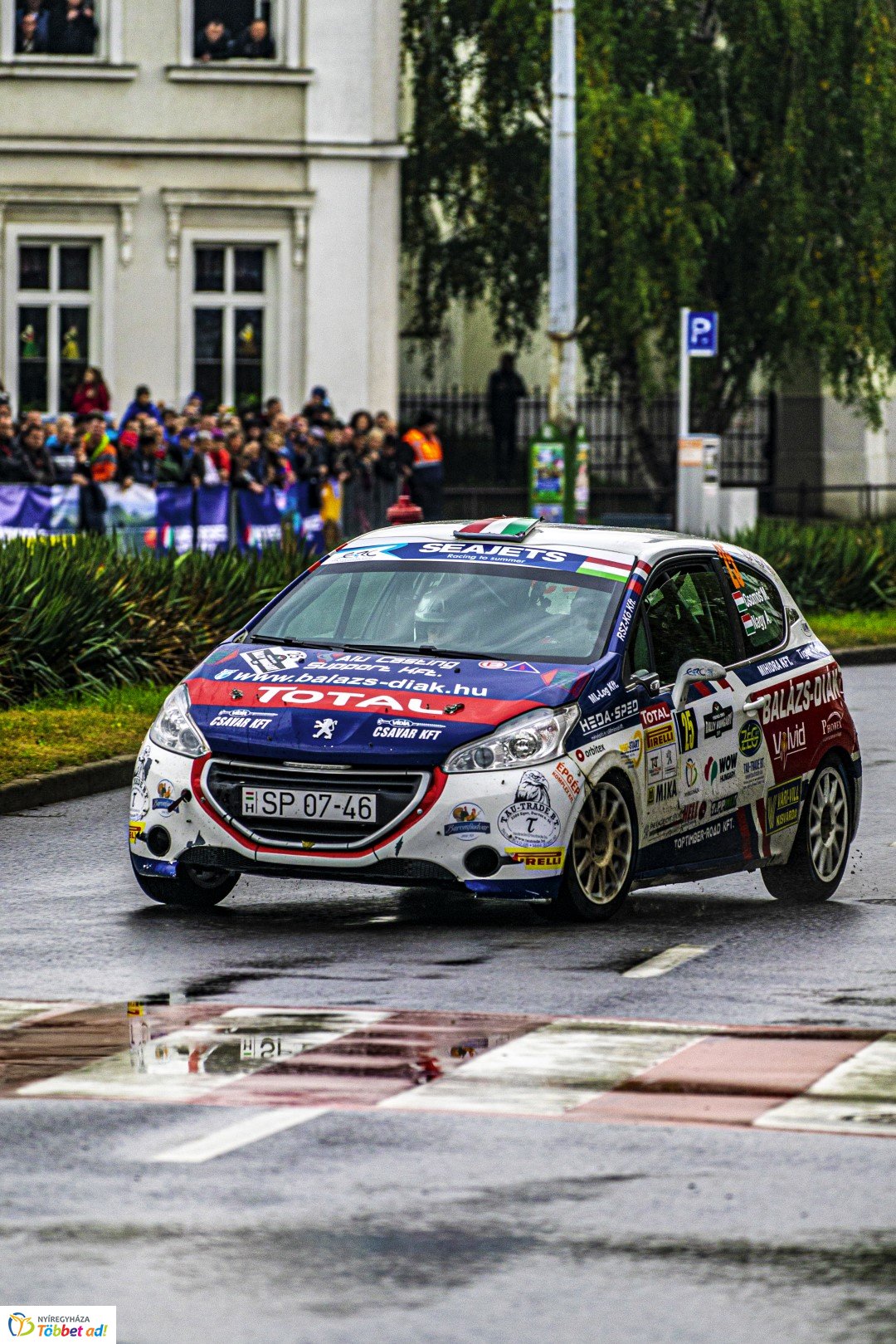 Benzingőz, gumicsikorgás... Ilyen volt a Nyíregyháza Rally EB