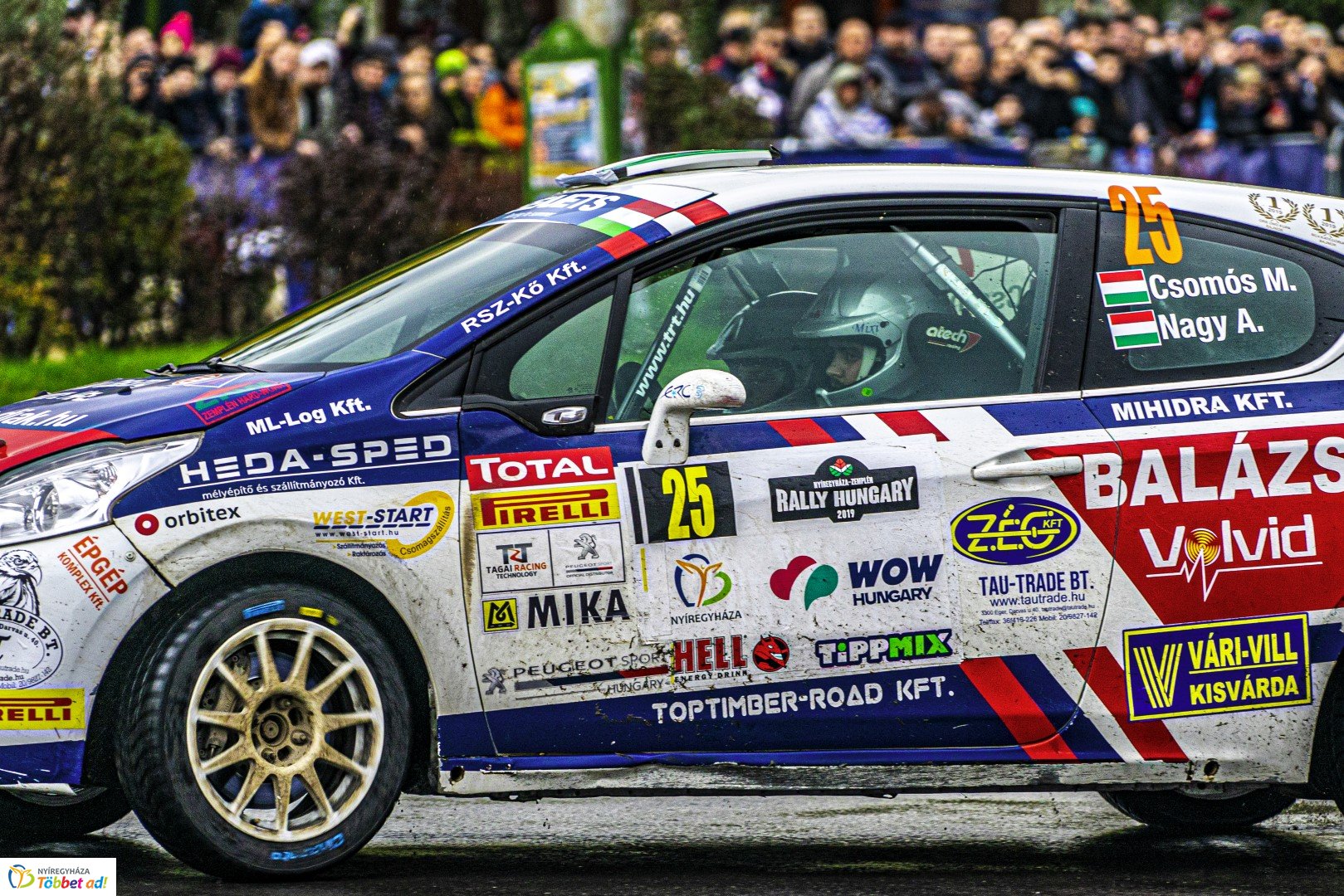 Benzingőz, gumicsikorgás... Ilyen volt a Nyíregyháza Rally EB